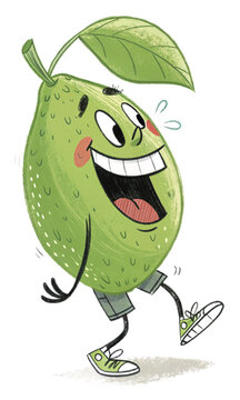 Naklejki funny green alien