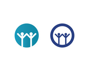 Community people care logo and symbols template