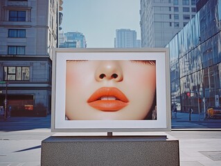 Urban Canvas, Fashion forward artistry on display amid city architecture