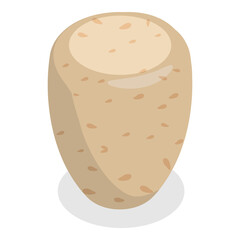 3D Isometric Flat  Set of Wine Corks. Item 3