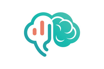 Abstract brain logo representing data analysis and strategic business growth potential