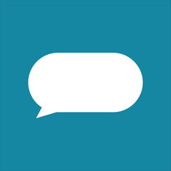 Talk bubble speech icon Blank empty bubble vector illustration design element.