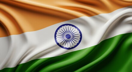 Ashoka Chakra in Flight &ndash; Patriotic Indian Flag Display