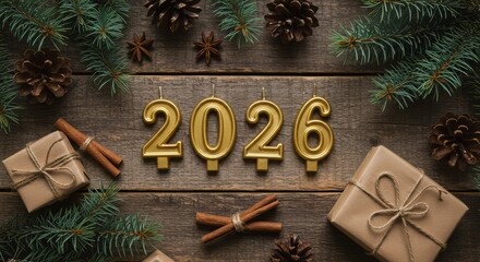 New Year Glow &ndash; 2026 Celebration with Gifts and Lights