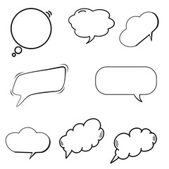 Simple speech bubble icon for chat, message, and dialogue use. Perfect for apps, social media, and graphic design projects.