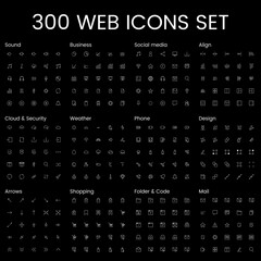 web icons set