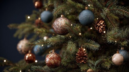 christmas tree with ornaments