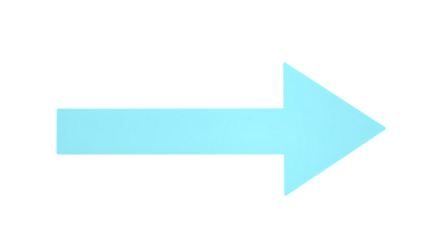 Directional Road Sign Arrow – Traffic Guidance Symbol Isolated on transparent background