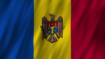 Celebrating Moldova's national day with flags and cultural pride