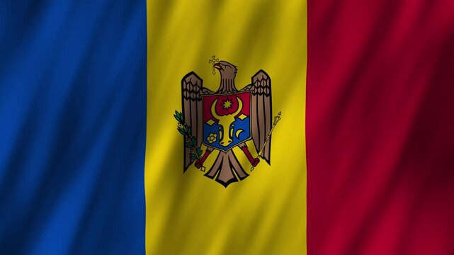 Celebrating Moldova's national day with flags and cultural pride