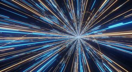 Obraz premium Technology line background 