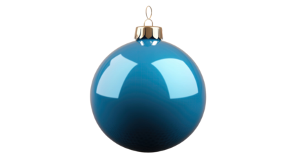 Christmas blue wreath decorated with glowing lights festive holiday seasonal winter celebration ornament design isolated on white background