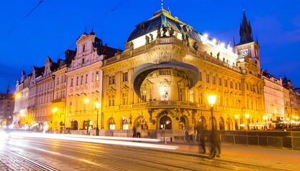 Naklejka premium Prague Old Town at Night