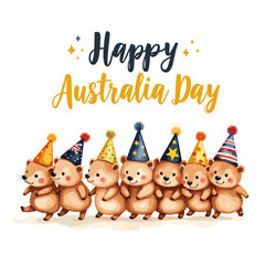Happy Australia Day, Australia Day illustrations Banner, Background, Poster