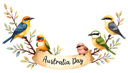 Happy Australia Day, Australia Day illustrations Banner, Background, Poster