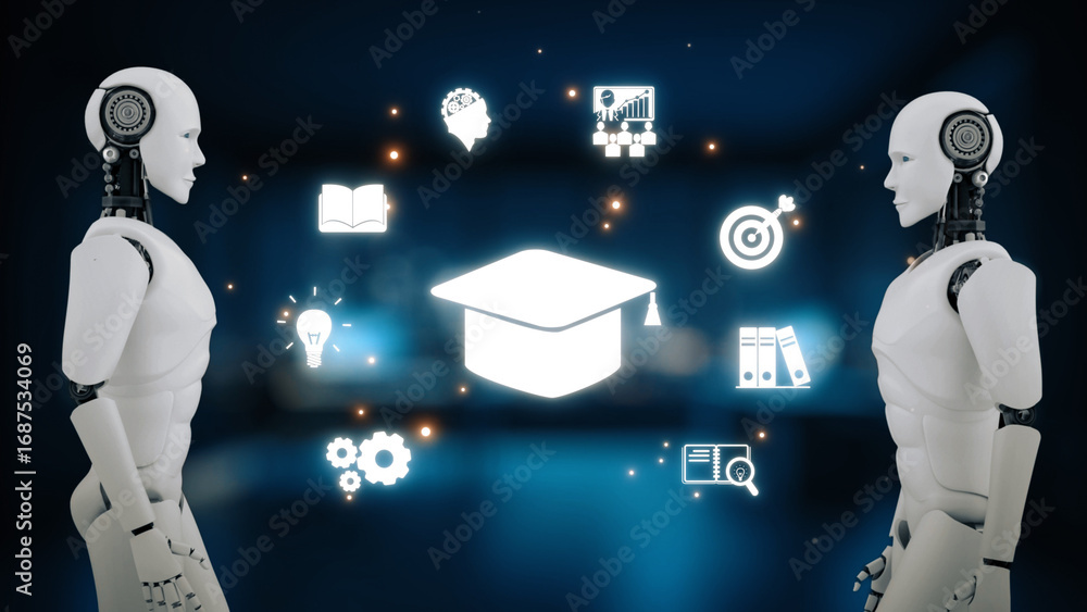 Aufkleber ai powers digital learning with smart education platforms, virtual tutors, and personalized tools to
