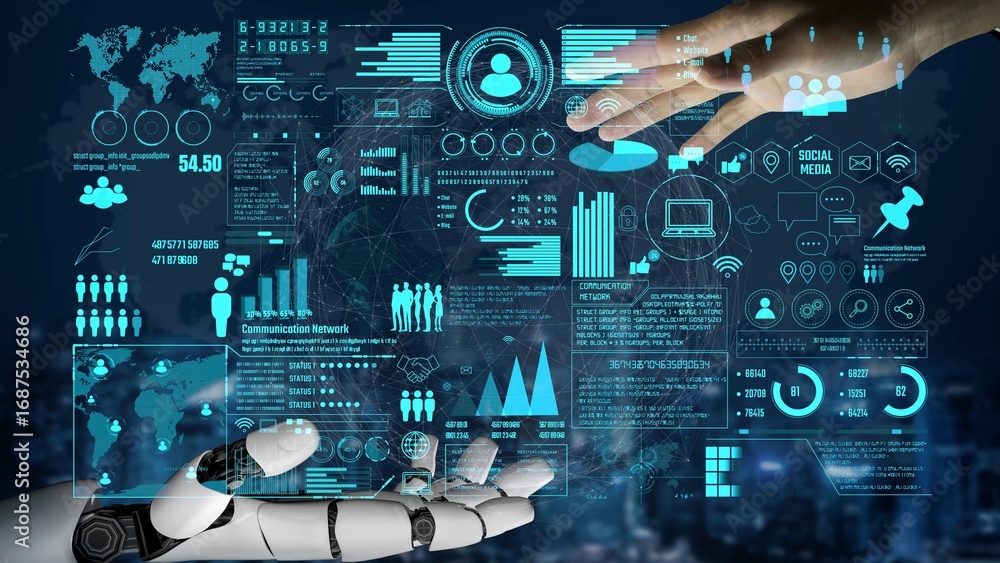 Aufkleber ai enhances network connection visualization with real-time digital analytics, virtual assistant too