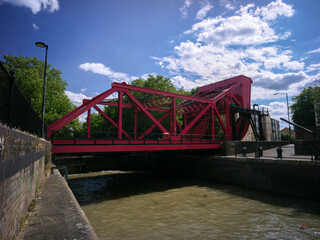 Rotherhithe, London, England, United Kingdom, 16th July 2025, Surrey Basin Bascule Bridge