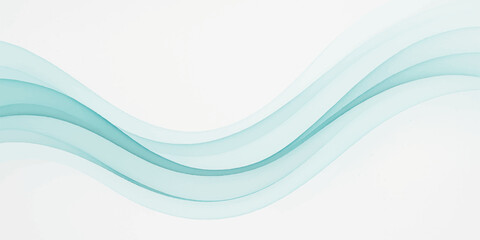 Abstract blue wave background design with smooth swirling lines and light