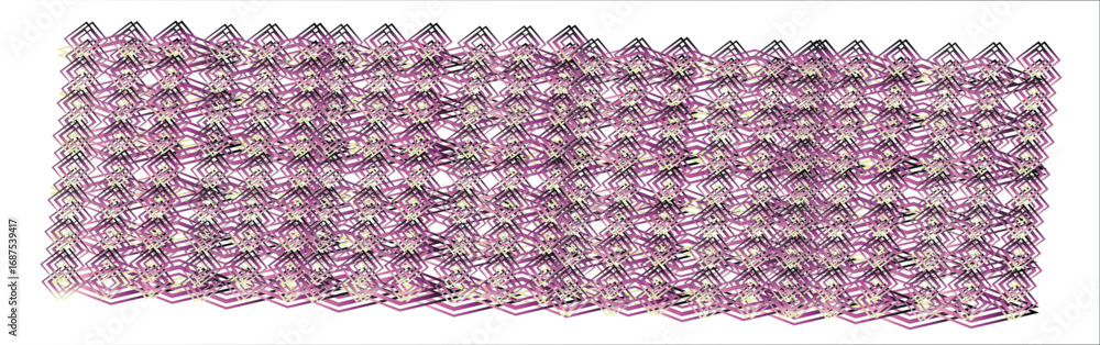 Poster an intricate and dynamic abstract background featuring a complex 3d pattern of interconnected rhombu