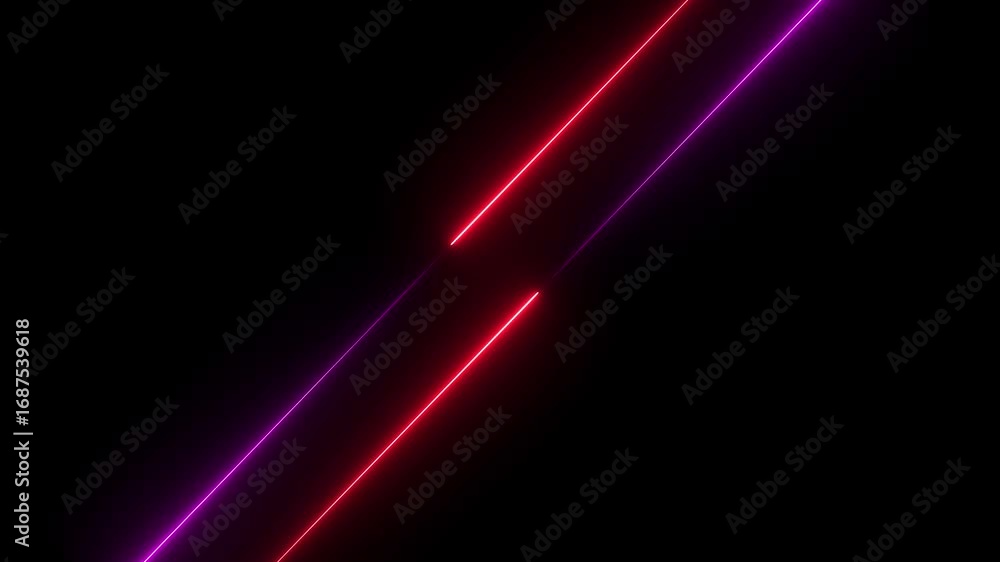 Poster abstract glowing rainbow color neon lines motion background ,glowing texture in cross shape for inno
