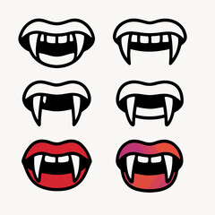 Vampire Fangs Icon Sheet