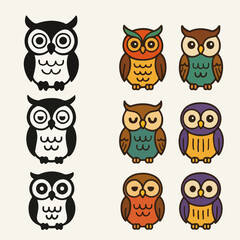 Owls Icon Sheet
