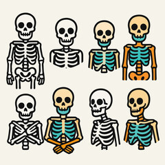 Skeleton Icon Sheet