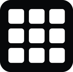 App menu icon grid navigation dashboard interface options settings application