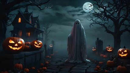 Halloween. Ghost