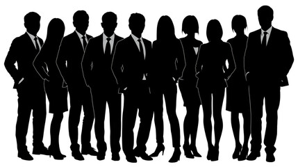 Business Team Silhouettes