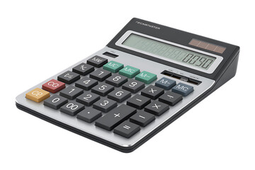 Modern solar calculator with large display and easy-to-use buttons for efficient calculations