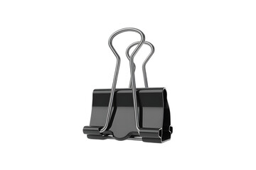 Securely organize your documents with this sleek, professional black binder clip for essential office supplies.