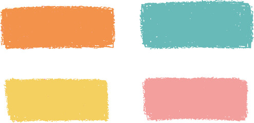 colorful squares arranged neatly in four corners