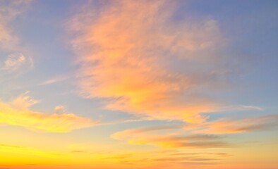 New Zealand Sky Replacement Sunset Clouds of Warmth