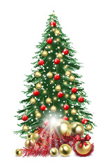 christmas decoration tree.ai