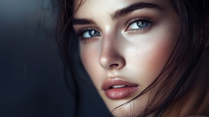 Woman portrait closeup