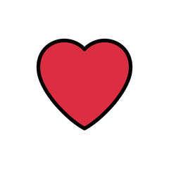 Love Icon Vector Illustration Color Version