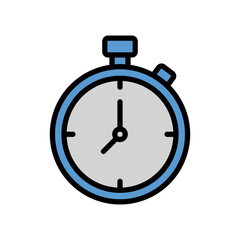 Time Icon Vector Illustration Color Version