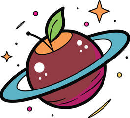 Abstract geometric design with vibrant color palette and typographic elements