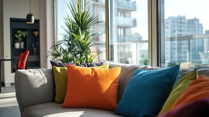 Modern living room pillows