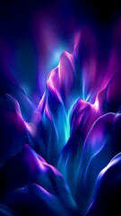 Vibrant Abstract Flow - Purple & Blue Energy
AI-generated image, 