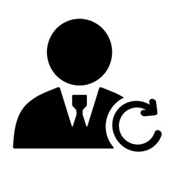 User Profile Symbol isolated on transparent background