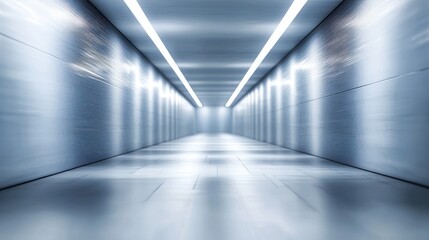 Modern empty hallway