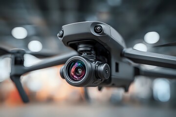 Obraz premium Drone Camera System, Detailed Lens, Sensor Technology