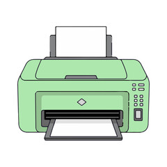 
printer vector illustration design