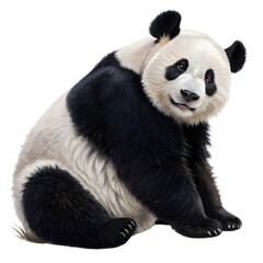 Obraz premium giant-panda-isolated-on-whit