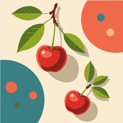 cherry vector