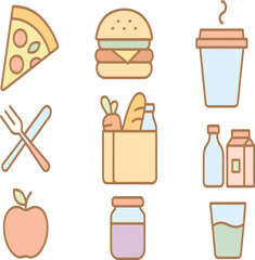 Food vectors icon.