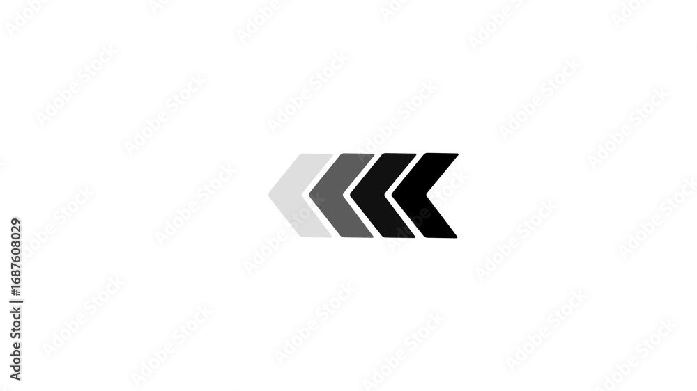 Poster black color and design images. left direction arrow symbols. warning striped arrow. safety type. vid